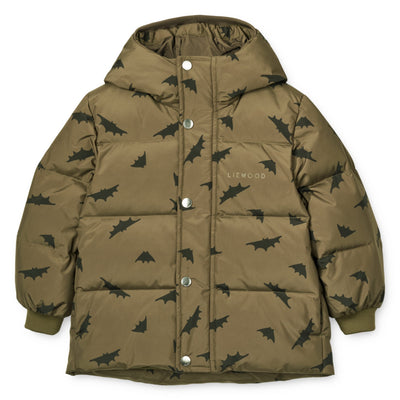 Puffer-Kinderjacke "Palle Bats / Khaki"