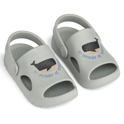 Sommer-Sandalen für Kinder "Morris Whales / Cloud Blue"