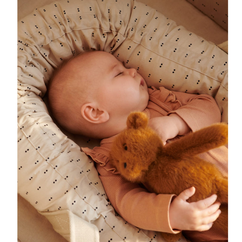 Tragbares Babynest “Gro Double dot / Sllver lining”