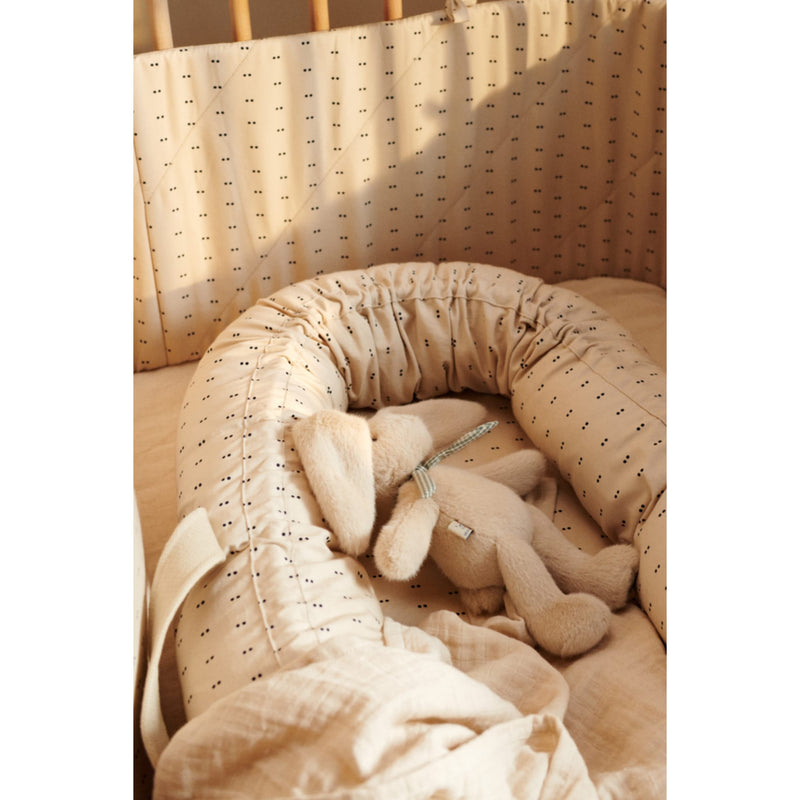 Tragbares Babynest “Gro Double dot / Sllver lining”