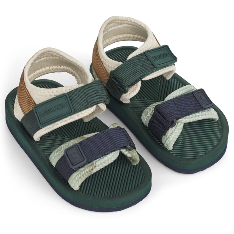 Sommer-Sandalen für Kinder "Monty Hunter Green Mix"