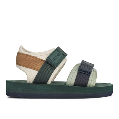 Sommer-Sandalen für Kinder "Monty Hunter Green Mix"