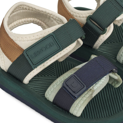 Sommer-Sandalen für Kinder "Monty Hunter Green Mix"