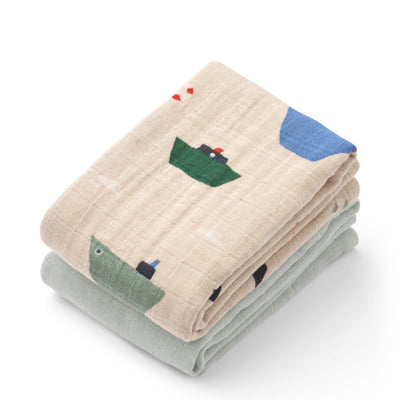 Mulltücher "Sailing / Dove blue mix"