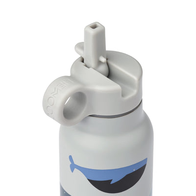 Trinkflasche für Kinder “Falk Whales / Cloud Blue” 350 ml