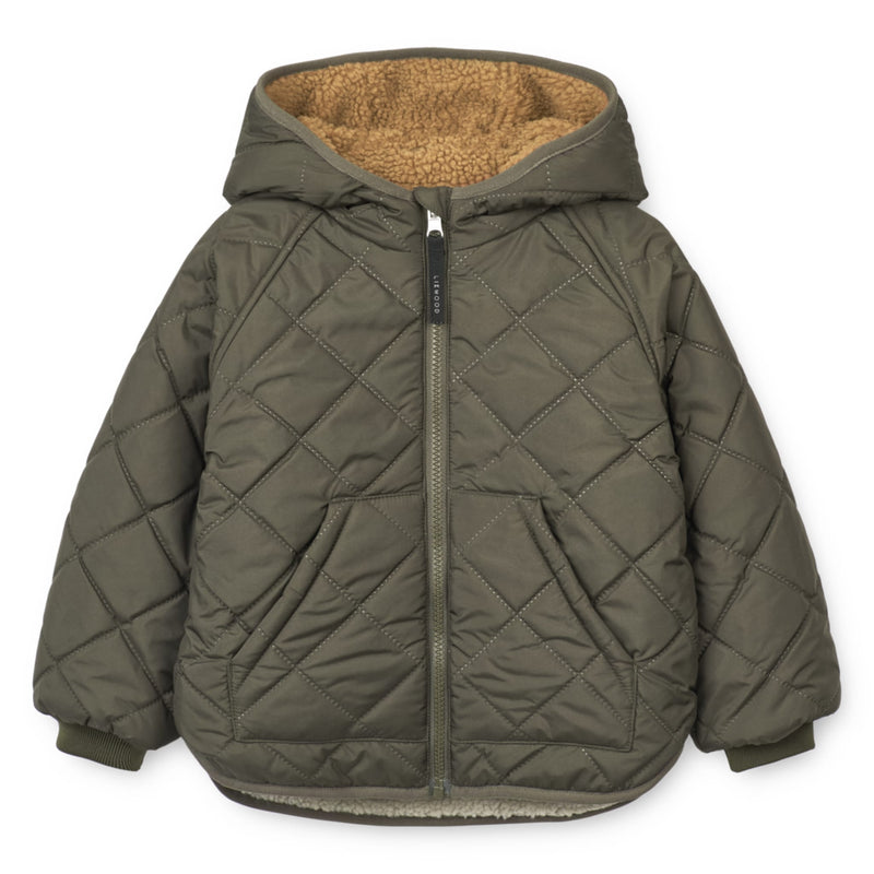 Wendbare Kinder-Jacke “Jackson Army Brown Mix”