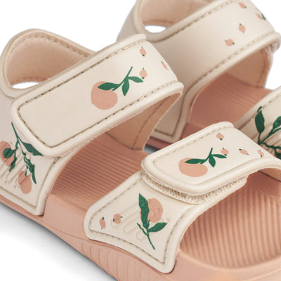 Sommer-Sandalen für Kinder "Blumer Peach / Sea Shell"