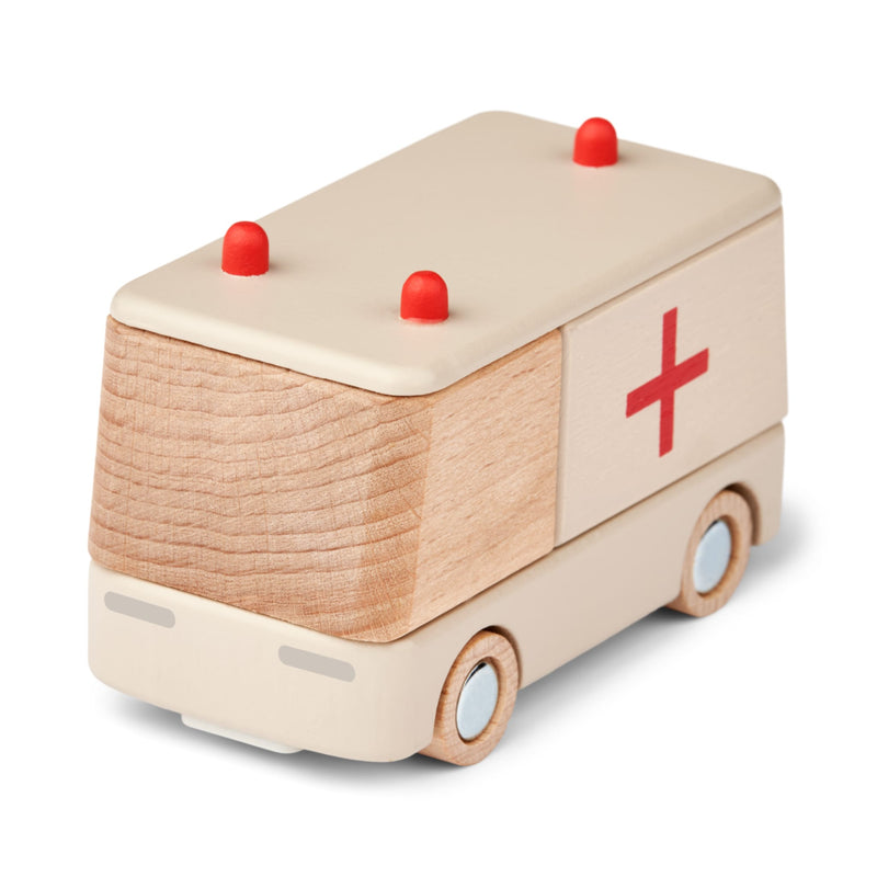 Spielzeug-Krankenwagen "Village Aurora Red / Sandy"