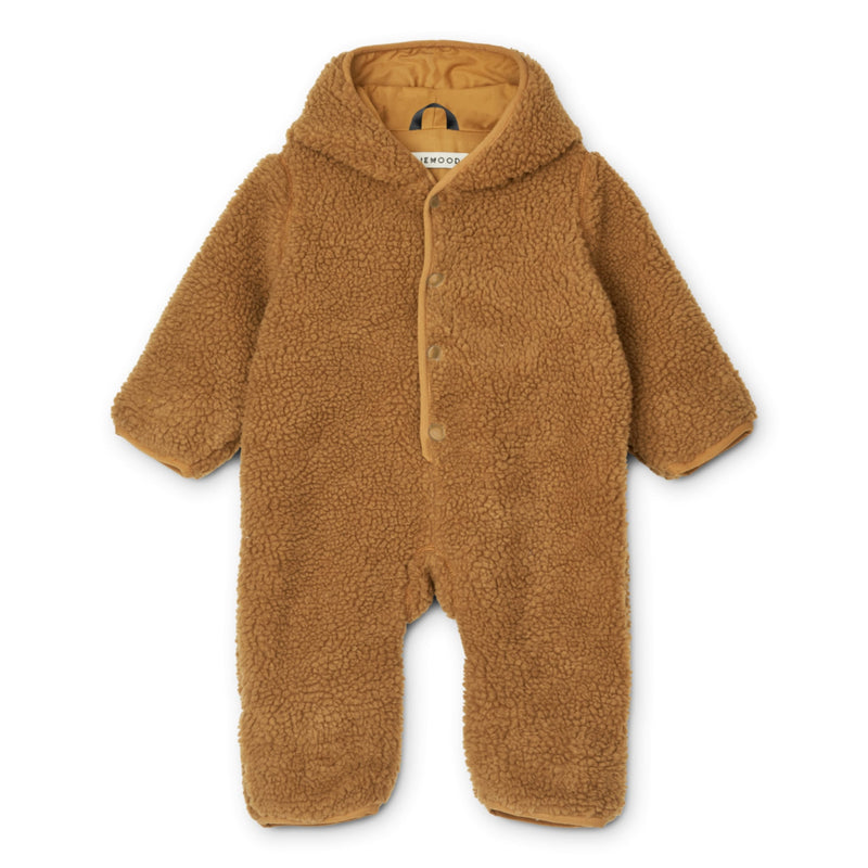 Baby-Overall aus Fleece “Fraser Golden Caramel”