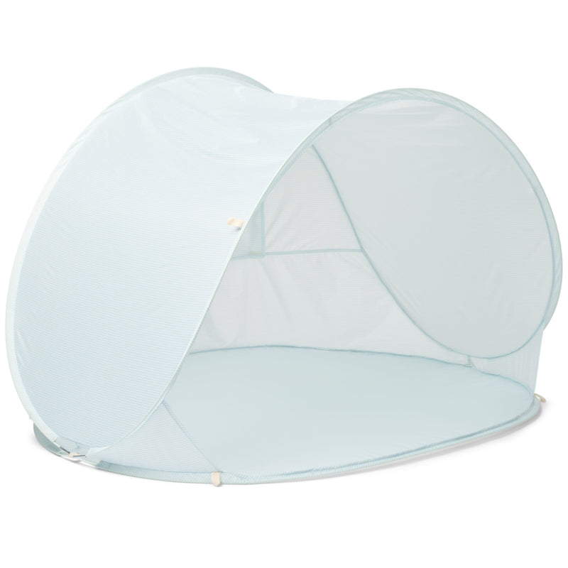 Pop-up Strandzelt "Cassie Pure sky / Creme de la creme stripe"