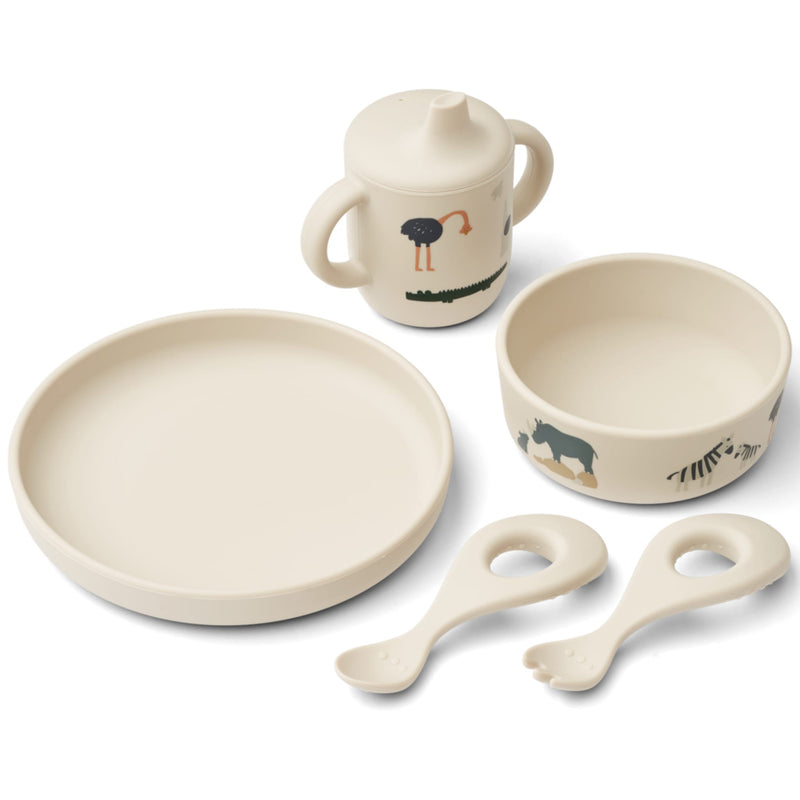 Kinder-Geschirrset “Ryle All Together / Sandy” 5er Pack