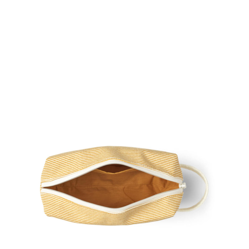 Necessaire "Trine Y/D stripe Yellow Mellow / Creme de la creme"