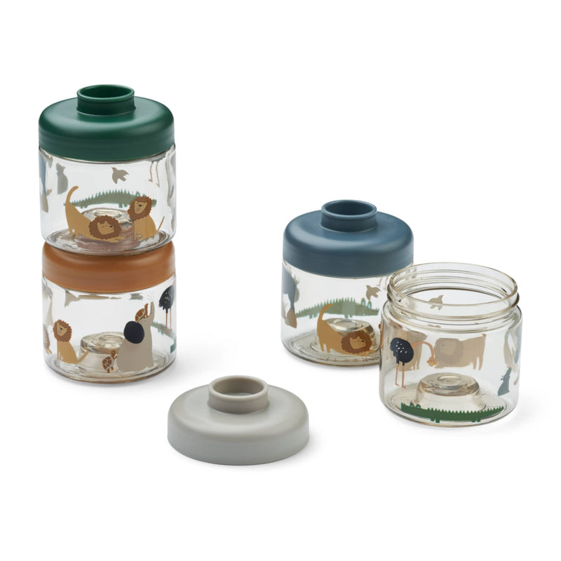 Baby-Nahrungsboxen "Dominique All together / Sandy" 4er Pack