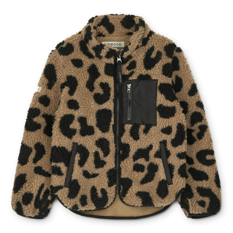 Plüschjacke für Kinder “Nolan Mega Leo / Oat Mix“