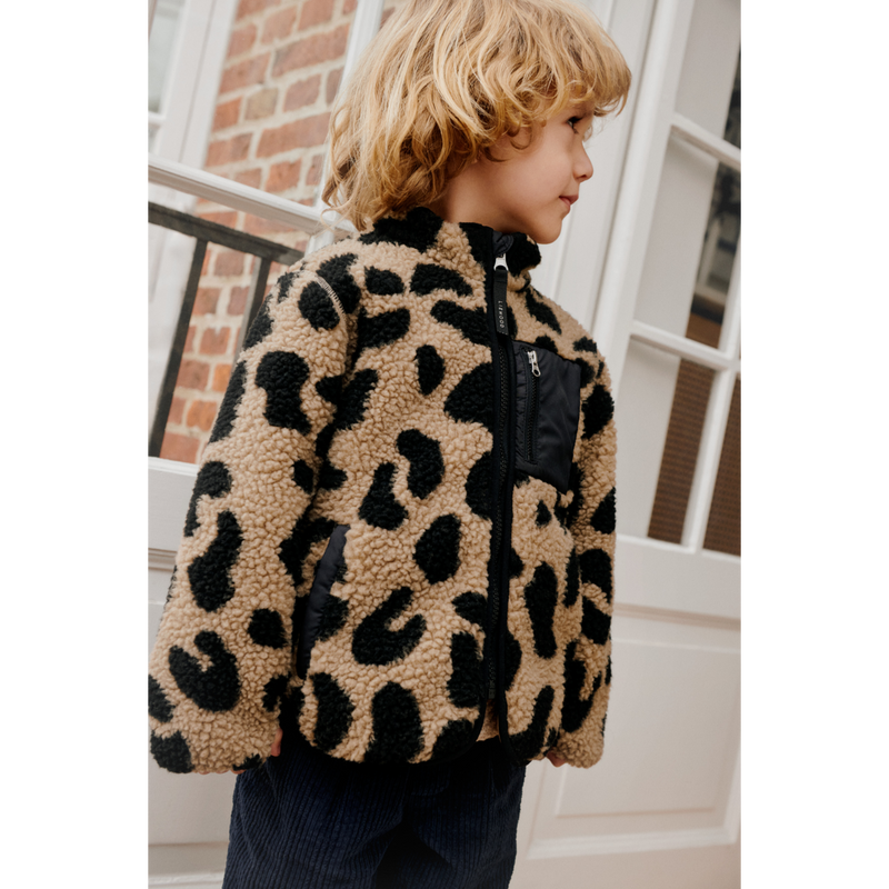 Plüschjacke für Kinder “Nolan Mega Leo / Oat Mix“