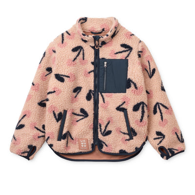 Plüschjacke “Nolan Mega Cherry heart / Rosey"