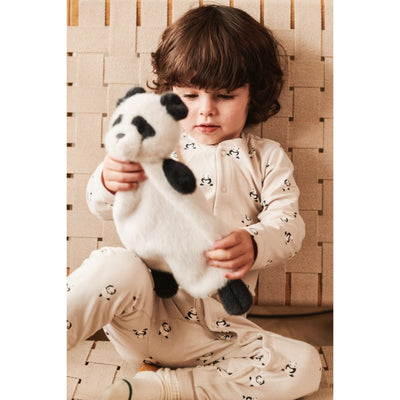 Schmusetuch “Roy Panda Sandy / Dark grey"