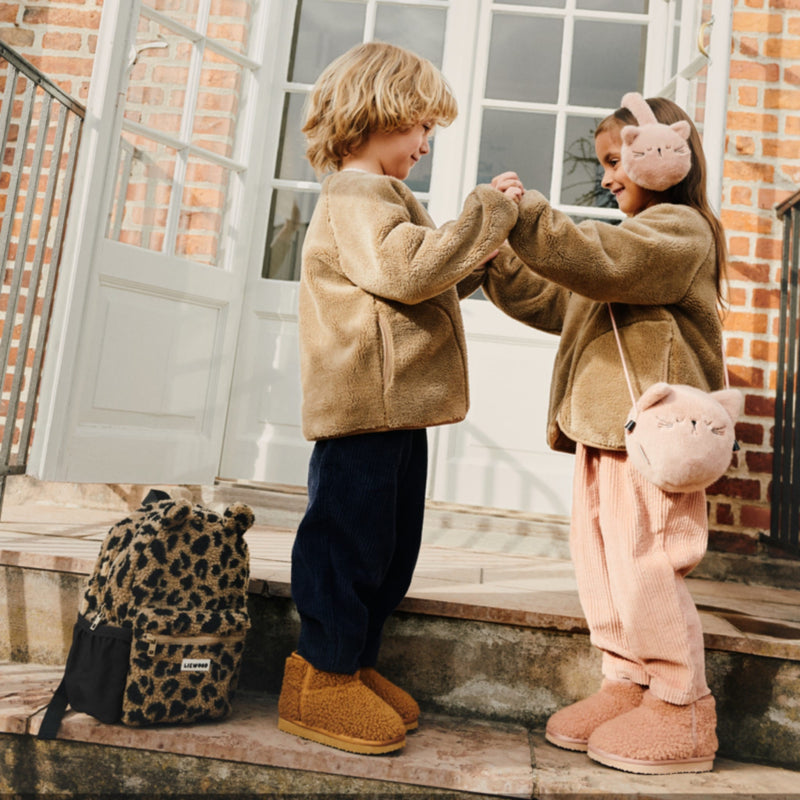 Kinderrucksack "Andreas Pile Bear Mega leo / oat mix"