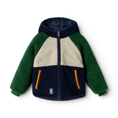 Wendbare Kinder-Jacke “Jackson Garden green multi mix"