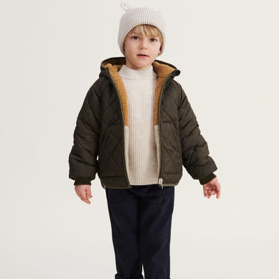 Wendbare Kinder-Jacke “Jackson Army Brown Mix”