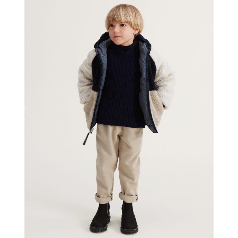 Wendbare Kinder-Jacke “Jackson Whale Blue Multi Mix”