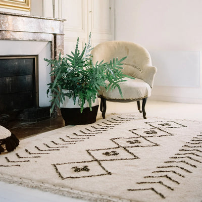 Waschbarer Baumwollteppich “Bereber Rhombs M” 140 x 210 cm