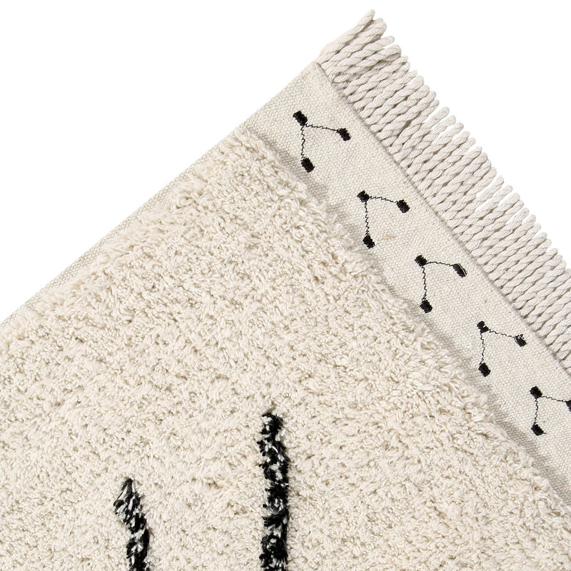 Waschbarer Baumwollteppich “Bereber Rhombs M” 140 x 210 cm