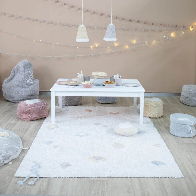 Waschbarer Baumwollteppich “Kim” 140 x 200 cm