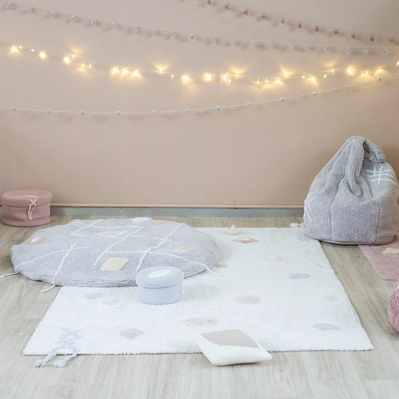 Waschbarer Baumwollteppich “Kim” 140 x 200 cm