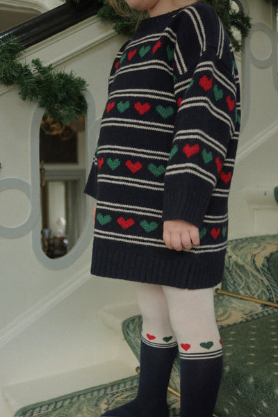 Strumpfhosen für Kinder "Lurex Heart Mix 2er Pack