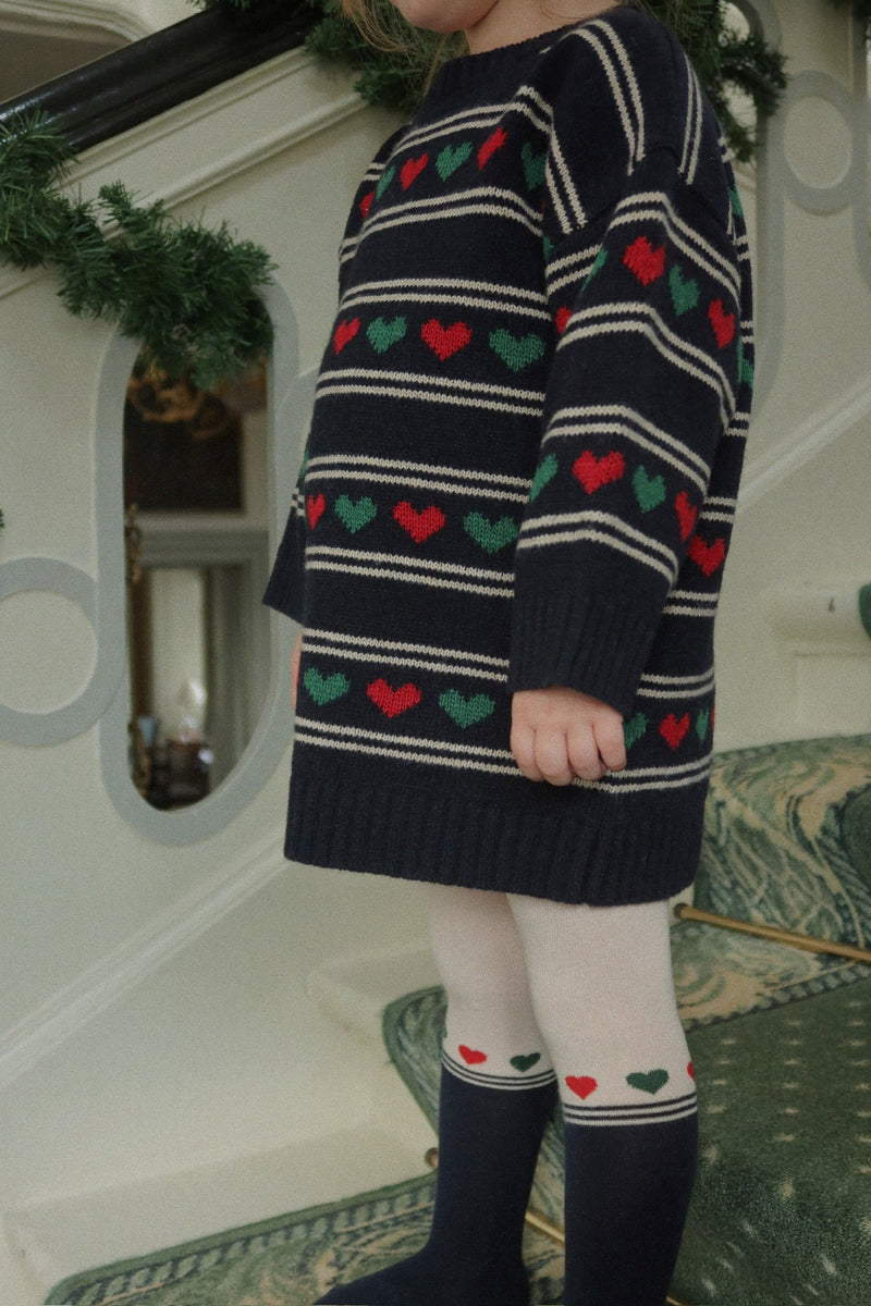 Strumpfhosen für Kinder "Lurex Heart Mix 2er Pack