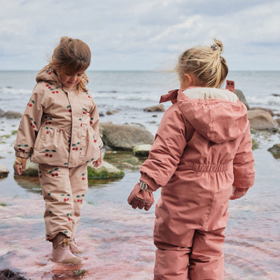 Kinderjacke mit Rüschen-Details "Mismou Ma Grande Cerise"