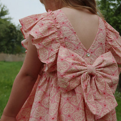 Kleid für Mädchen "Ava Lacy Pink"