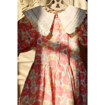 Kleid für Mädchen "Coeur Fleur Anglaise"