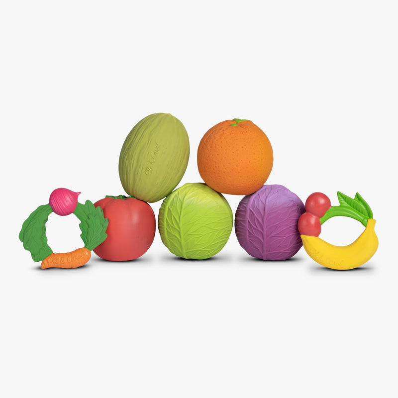 Beißring aus Naturkautschuk “Fruit”