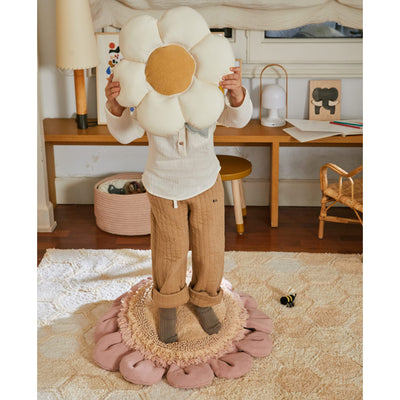 Waschbarer Baumwollteppich "Sweet Honey" 140 x 200 cm