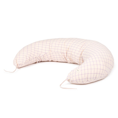 Schwangerschafts- & Stillkissen "Stories Limited edition / Powder Mauve Grid"