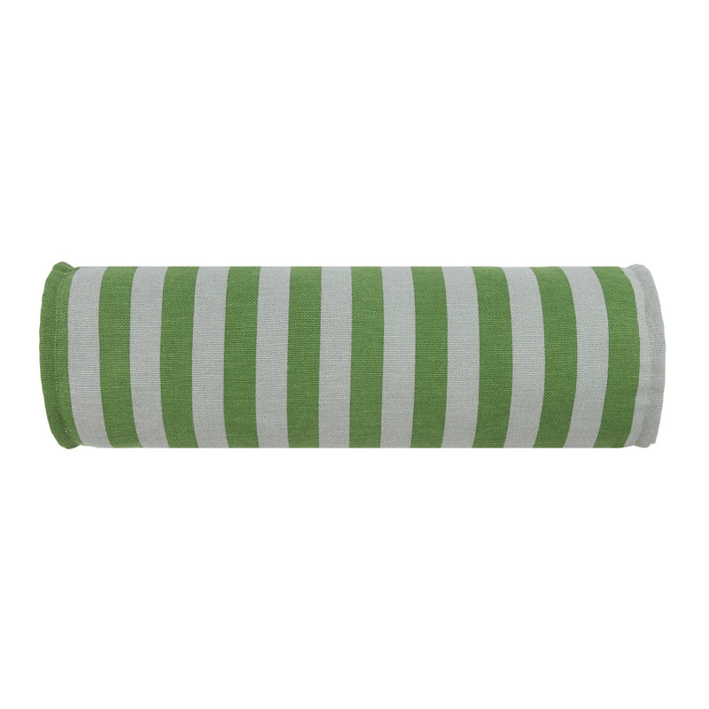 Rollkissen “Vibes Green Blue Stripes"