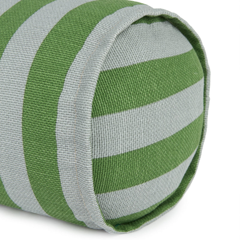 Rollkissen “Vibes Green Blue Stripes"