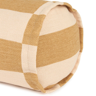 Rollkissen “Vibes Mustard and Sand Tiles"