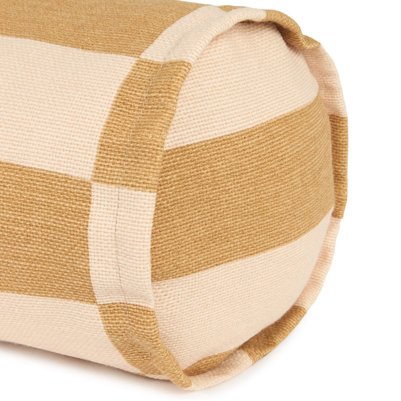 Rollkissen “Vibes Mustard and Sand Tiles"