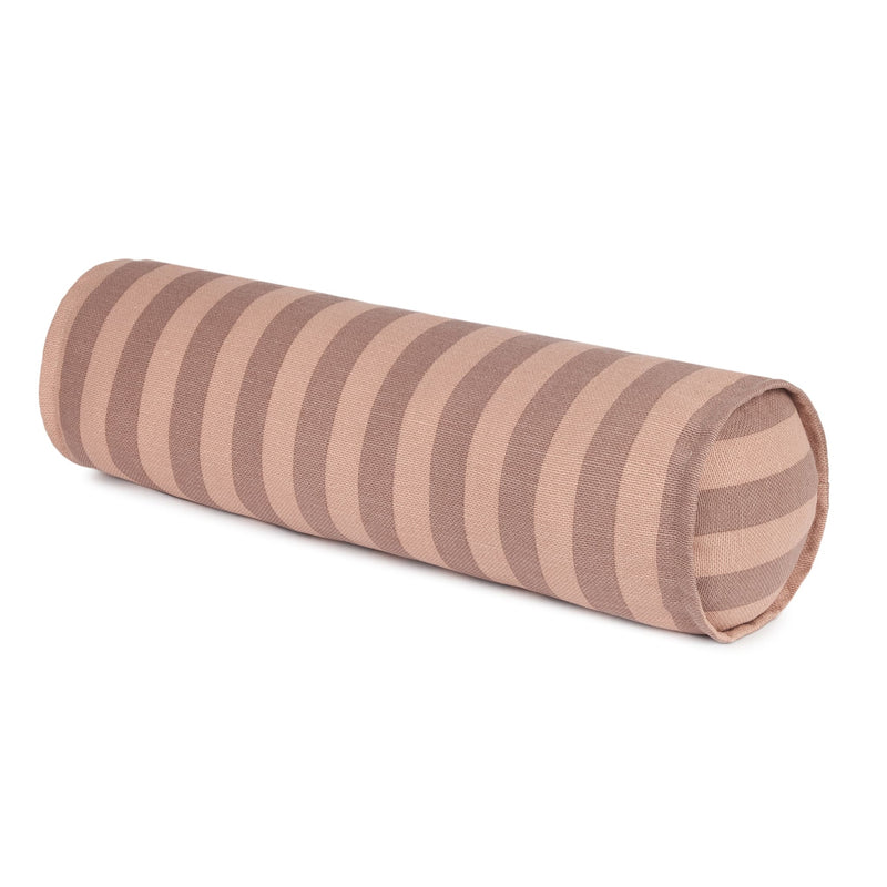 Rollkissen “Vibes Pink Mauve Stripes"