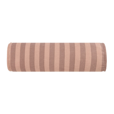 Rollkissen “Vibes Pink Mauve Stripes"