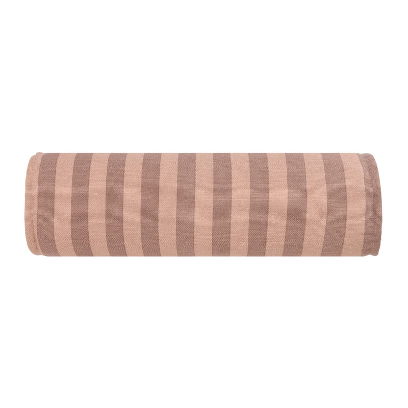 Rollkissen “Vibes Pink Mauve Stripes"