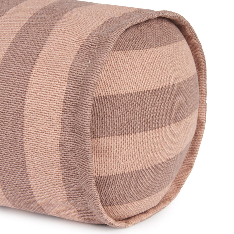 Rollkissen “Vibes Pink Mauve Stripes"