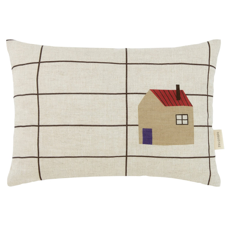 Dekokissen " Vibes - Black Grid Home"