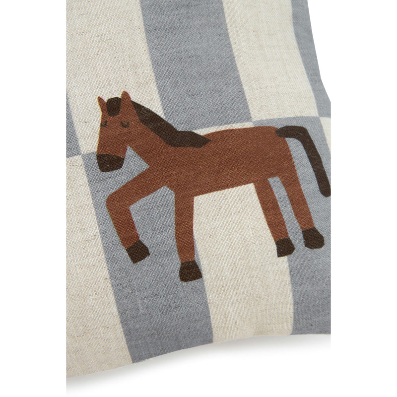 Dekokissen " Vibes - Blue Tiles Horse"