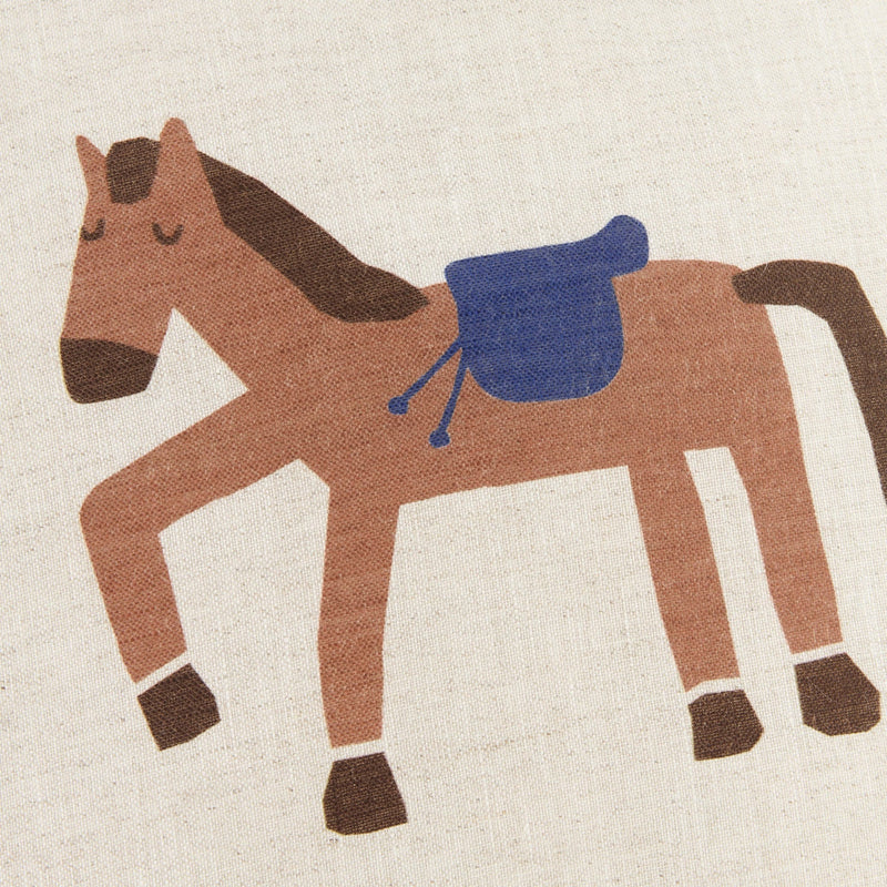 Dekokissen " Vibes - Charcoal Stripes Horse 40x40cm