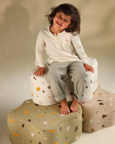 Sitzpuff "Cloud Terrazzo Marble"
