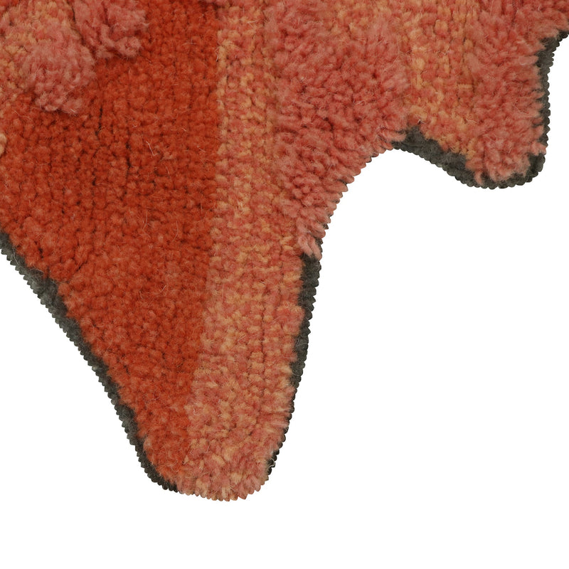 Waschbarer Wollteppich “Ghosty” 100 x 100 cm